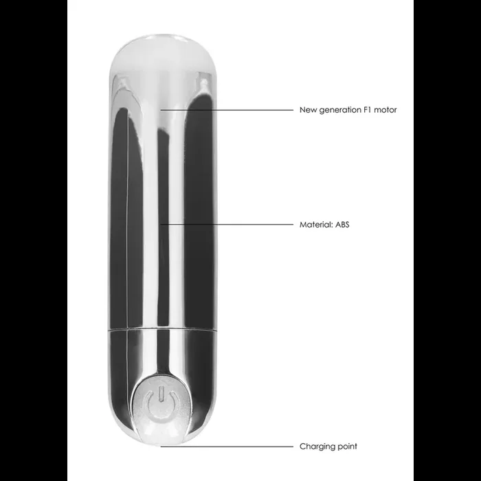 10 Speed Rechargeable Bullet – Silver