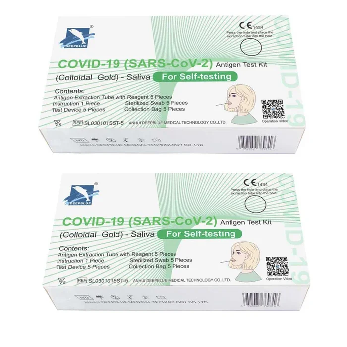10 x Lollitest Corona Schnelltest Speicheltest SARS-Cov-2 Antigen Test Kit Selbsttest für Eigenanwendung