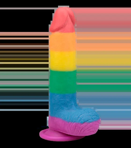 19 cm langer Saugnapf-Dildo Pride