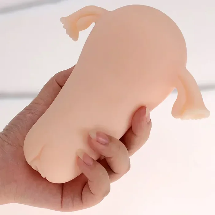 2-in-1 Realistic Male Mouth Masturbator Pocket Pussy