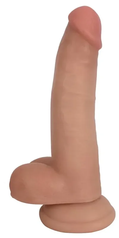 21 cm Realistischer Dildo mit Hodensack – Hautfarben