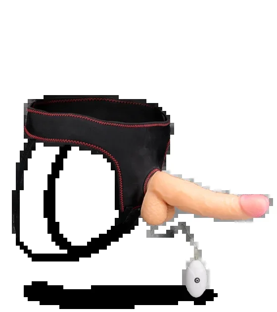 22 cm langer Strapon-Vibrator mit gekrümmtem Schaft und 10 Modi