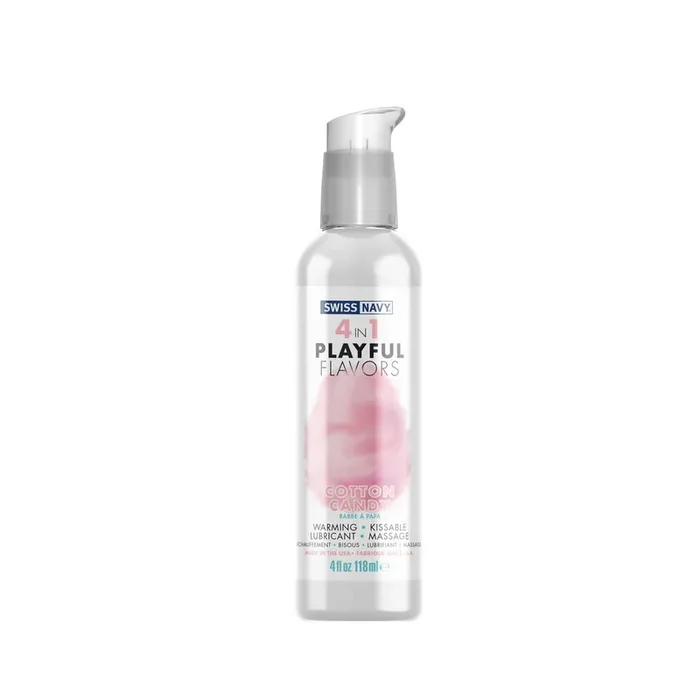 4 in 1 Lubricant with Cotton Candy Flavor – 4 fl oz / 118 ml