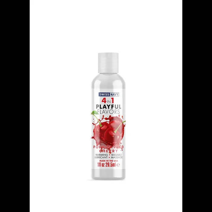 4 In 1 Lubricant with Poppin Wild Cherry Flavor