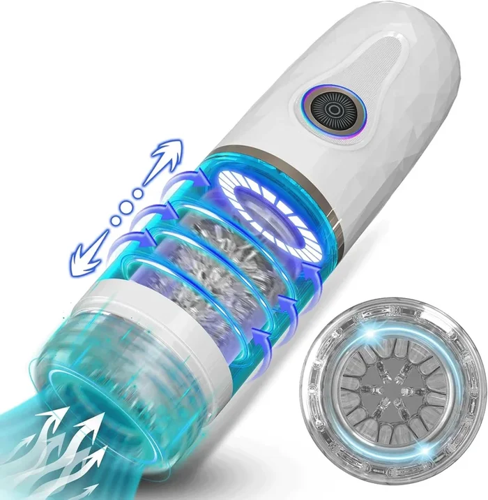 4D Ultra Realistischer Automatischer Masturbieren mit 3 Geschwindigkeiten und 7 Vibrationen