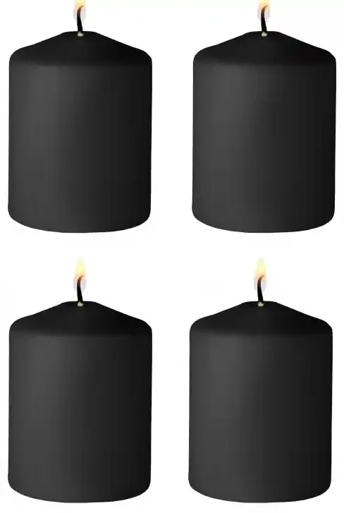 4er-Set Tease Candle Feige schwarz 24g