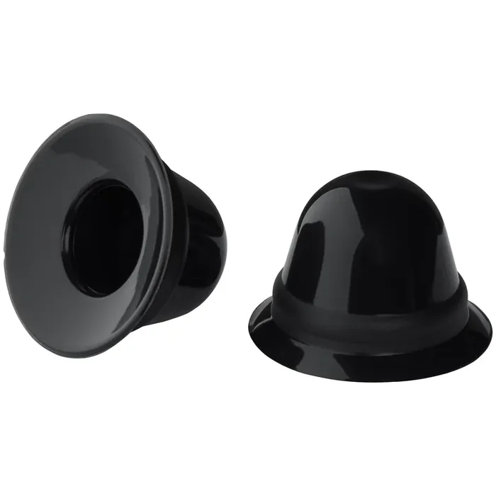 665 Super Silicone Schwarze Brustwarzensauger mit Reiseetui