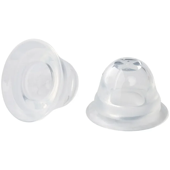 665 Super Silicone Transparente Brustwarzensauger mit Reiseetui
