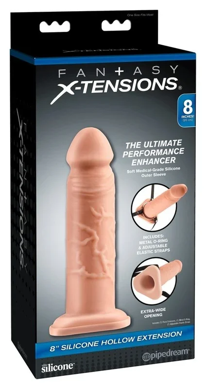 8″ Silicone Hollow Extension