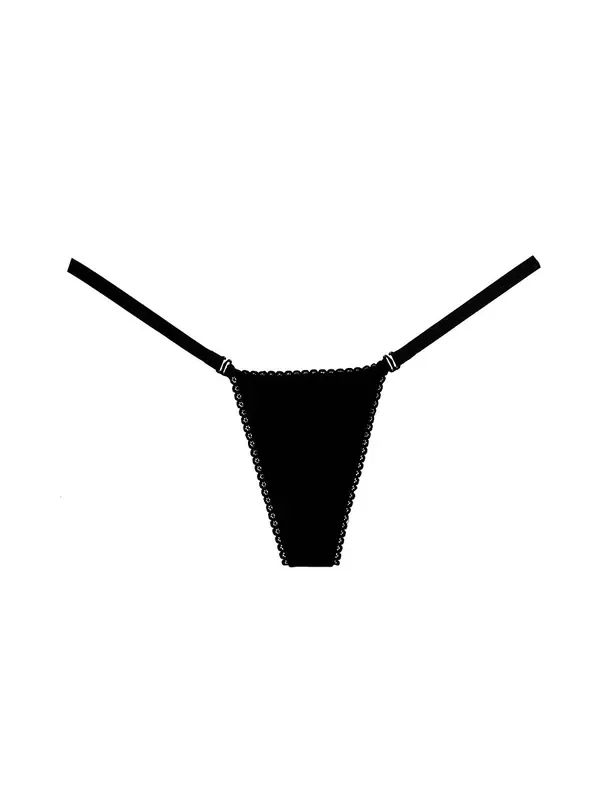 Adore Between The Sheets Velvet G-String, schwarz