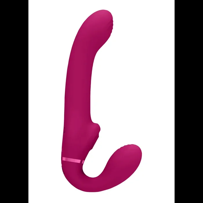 Ai – Dual Vibrating Air Wave Tickler Strapless Strapon
