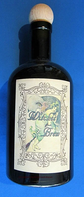 Alchemisten Flasche Witches Brew mit Eule
