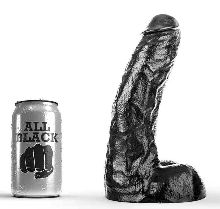 All Black Dildo XXL 25,5 x 6,5 cm