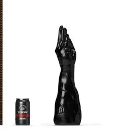 All Black Steroid Fisting Dildo Rückenkraulen – 44 cm