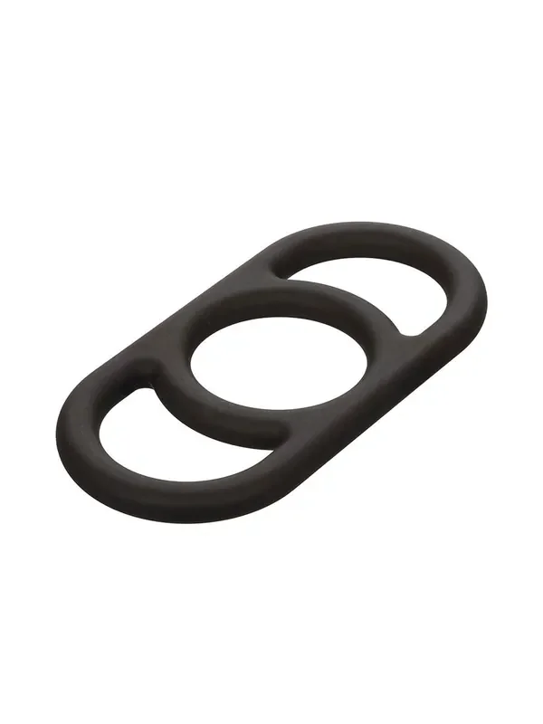 Alpha Liquid Silicone Commander Ring Penisring, schwarz