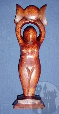 Altarfigur Göttin mit Triple Moon