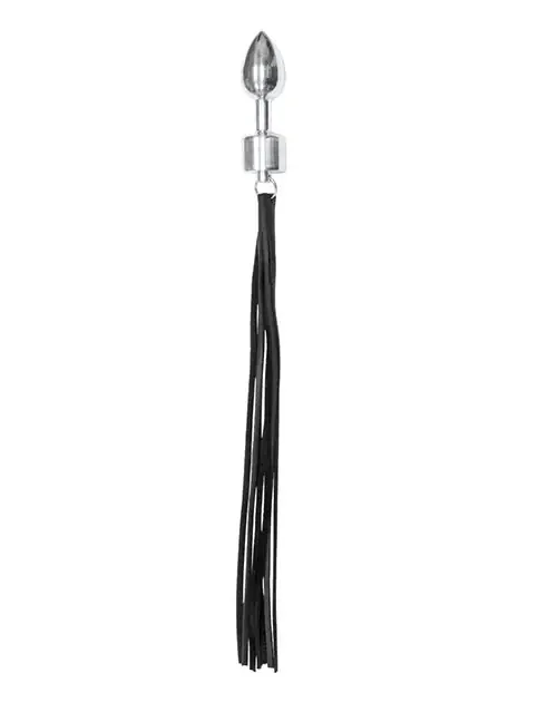 Alu-Plug m. Lederpeitsche