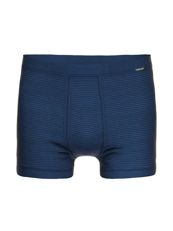 Ammann Jeans Feinripp Boxerpant, dunkelblau