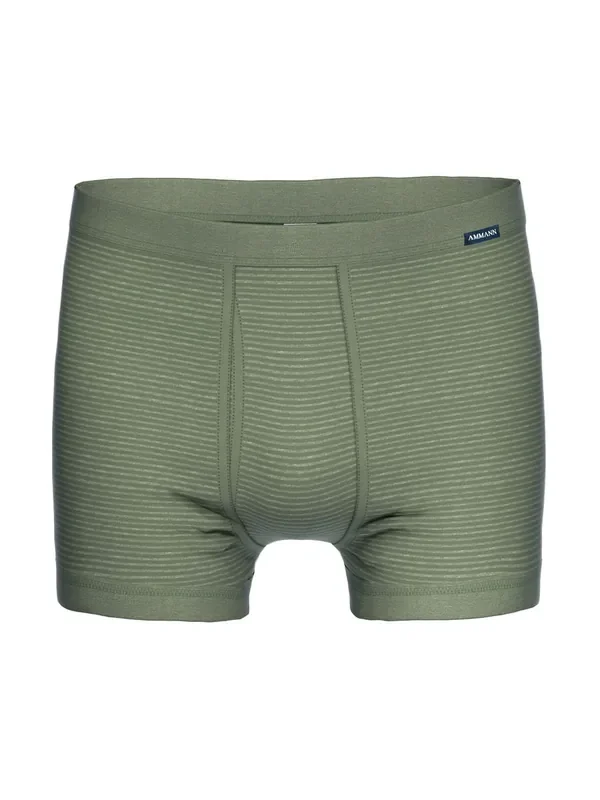 Ammann Jeans Feinripp Boxerpant, forst