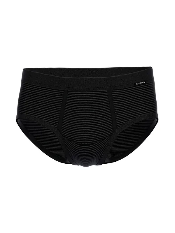 Ammann Jeans Feinripp Brief, anthrazit