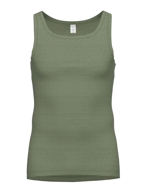 Ammann Jeans Feinripp Unterhemd, forst