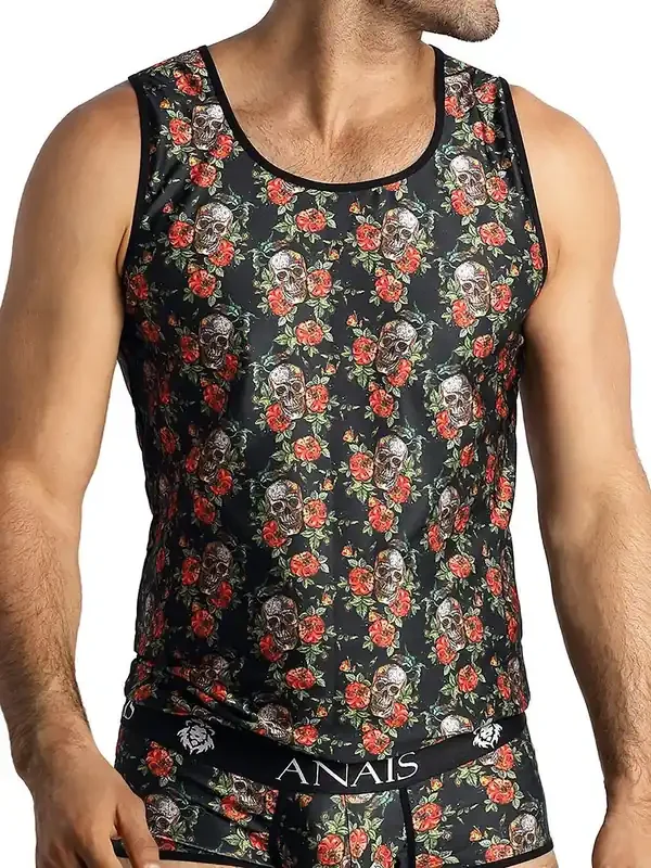 Anais for Men Power Tanktop, schwarz/bunt