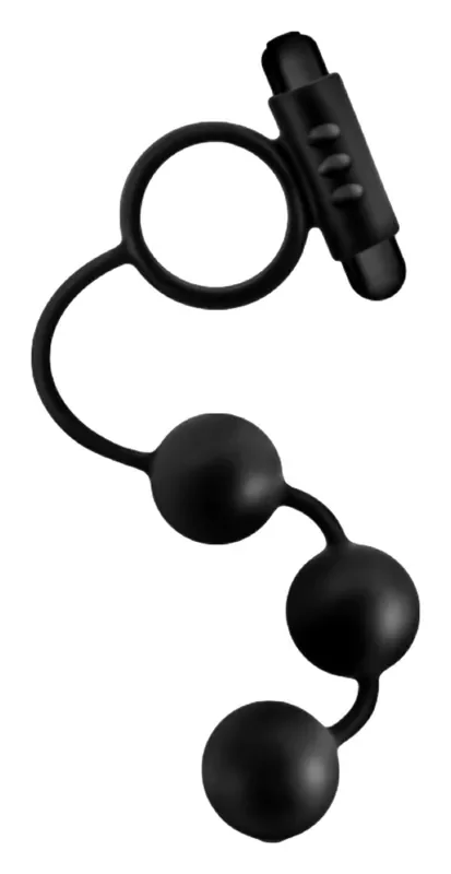 Anal Adventures Perlen C-Ring 17 x 3,7 cm