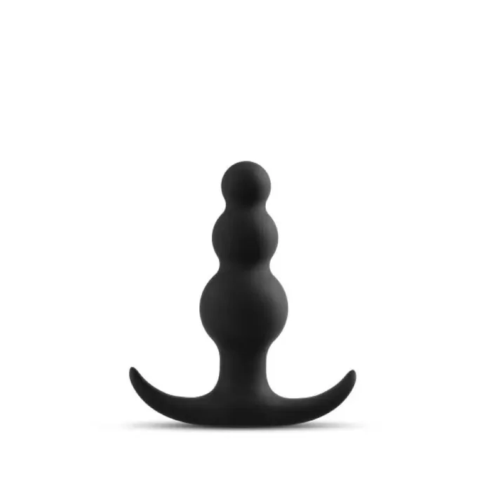 Anal Adventures Platinum – Beaded Plug – Schwarz