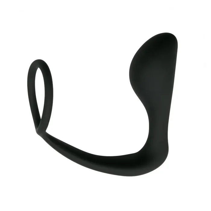 Anal-Plug mit Cockring aus Silikon