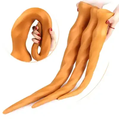 Analdildo Soft&Long (Farbe Schwarz, Grösse S)