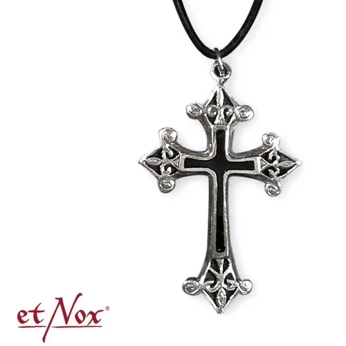 Anhänger ‚Gothic Cross‘ Edelstahl