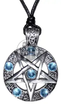 Anhänger ‘Pentagramm blau‘
