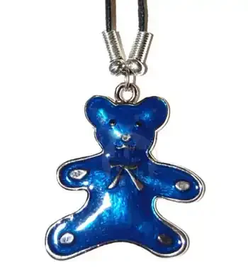 Anhänger ‘Teddybär‘ blau
