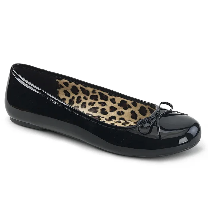 Anna-01 (High Heel Größe: 15 – Gr. 45, High Heel Farbe: Schwarz Kunstleder)