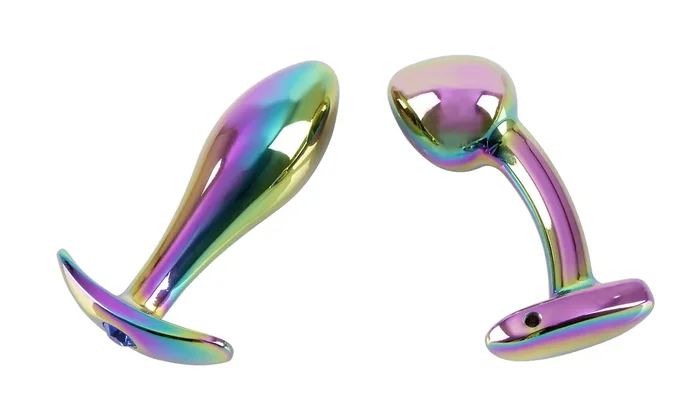 ANOS – Metal Butt Plug Set in Rainbow Colours