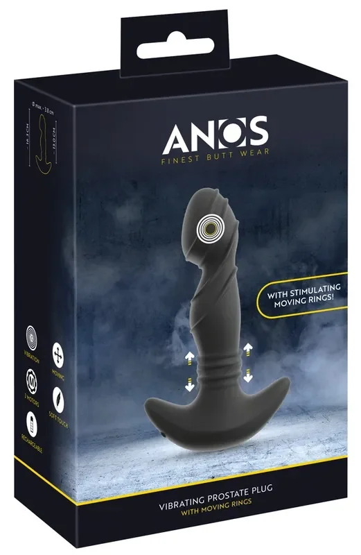 ANOS Moving Rings Butt Plug