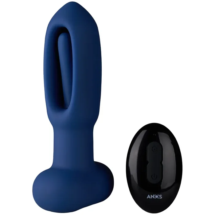 Anos RC Flicking Tongue Analplug mit Fernbedienung 14,1 cm