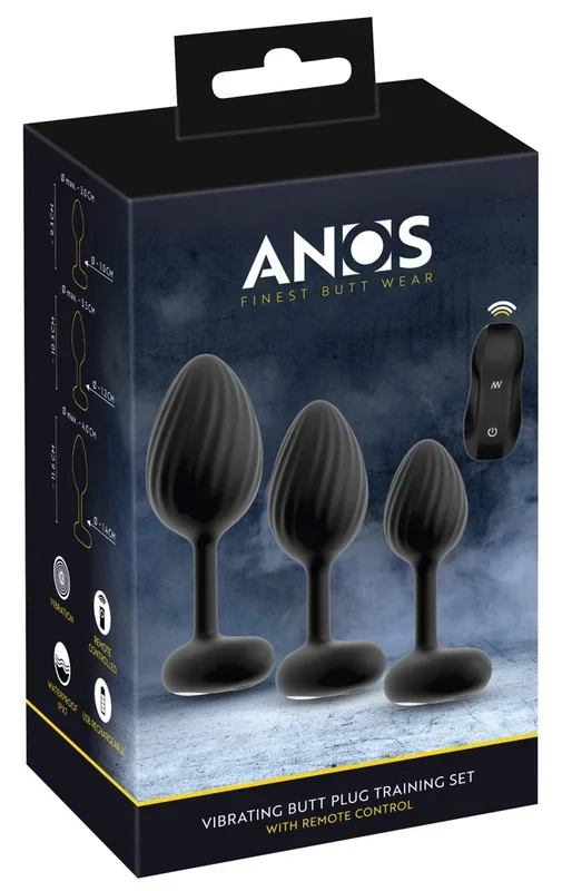 ANOS Vibrating Butt Plug Train