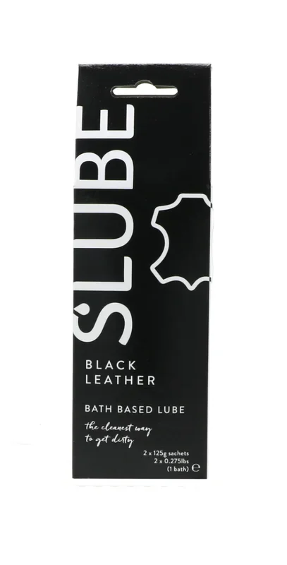 Anrühr-Gleitgel Slube Black Leather