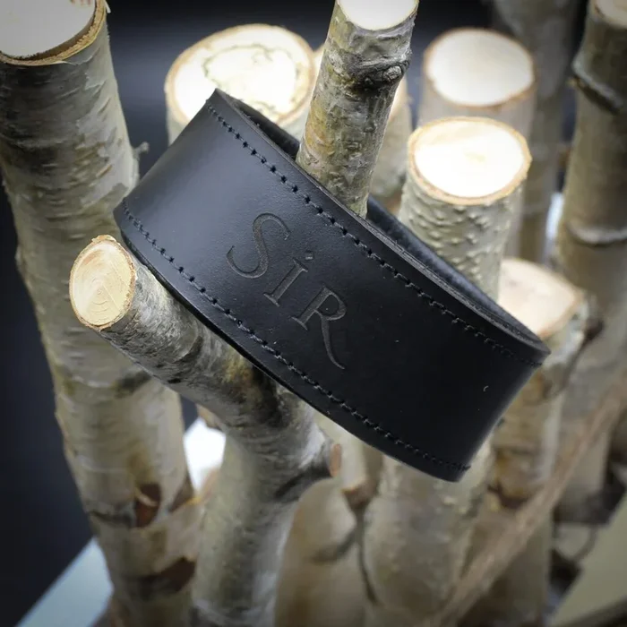 Armband schwarz – „Sir“ modern schmal – penumbra