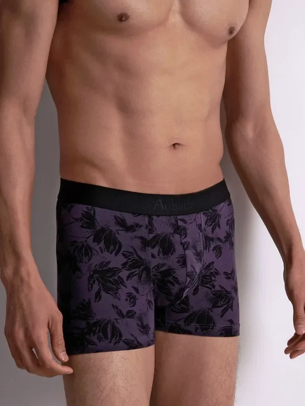Aubade XB Men Brush Paint Boxer, lila/schwarz