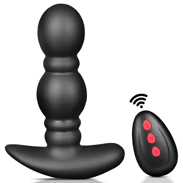 Aufblasbarer vibrierender Plug 11 x 3,8 cm