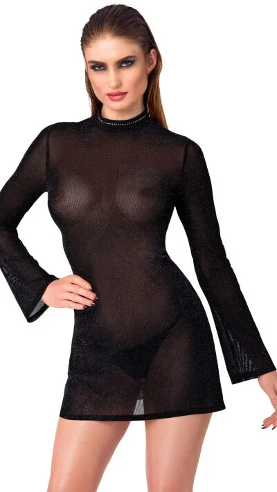 Ausgestelltes Minikleid