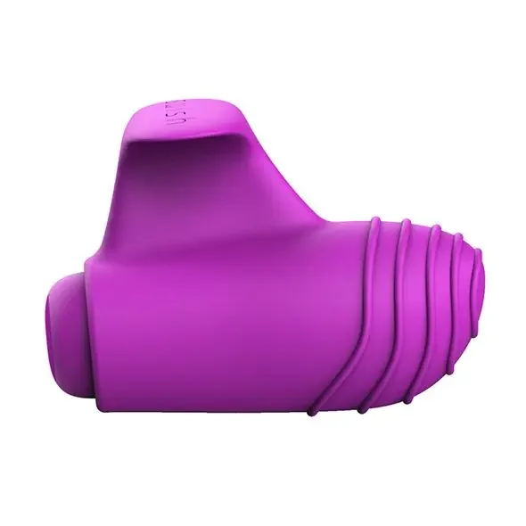 B Swish – Bteased Finger-Vibrator – Lila mit Rillen