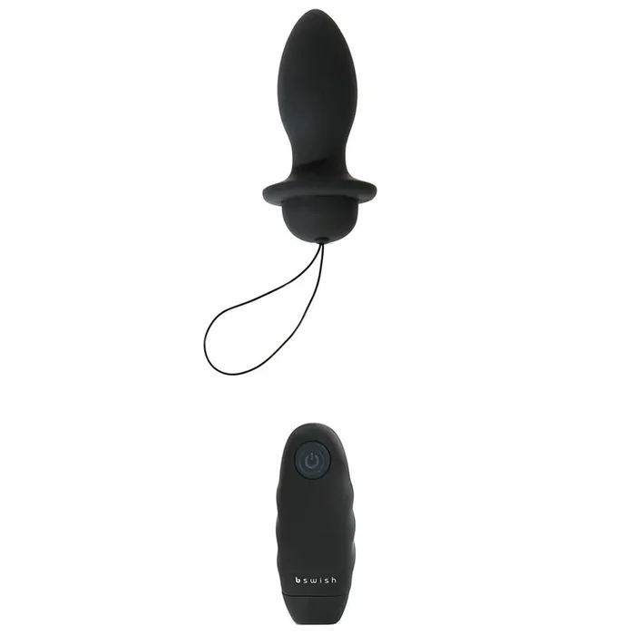 B Swish Bfilled Klassischer Butt Plug mit Fernbedienung