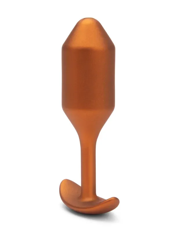 B-Vibe Snug Plug Sunburst Analplug, metallic