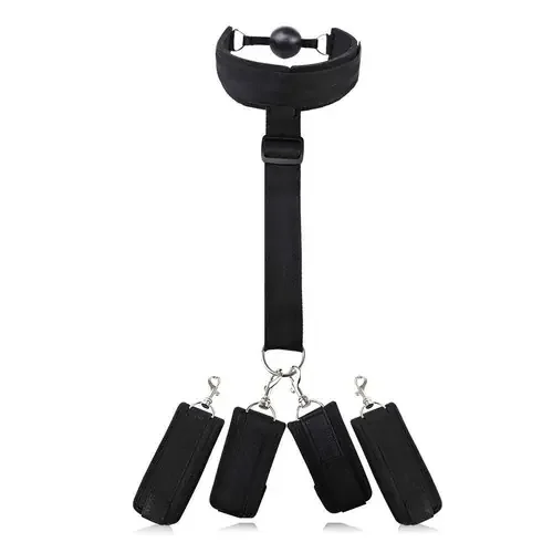 Baillon Halskette und Bondage Links