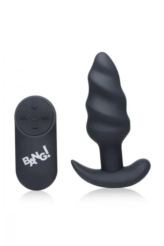 Bang! Swirl Vibrierender Analplug mit Fernbedienung