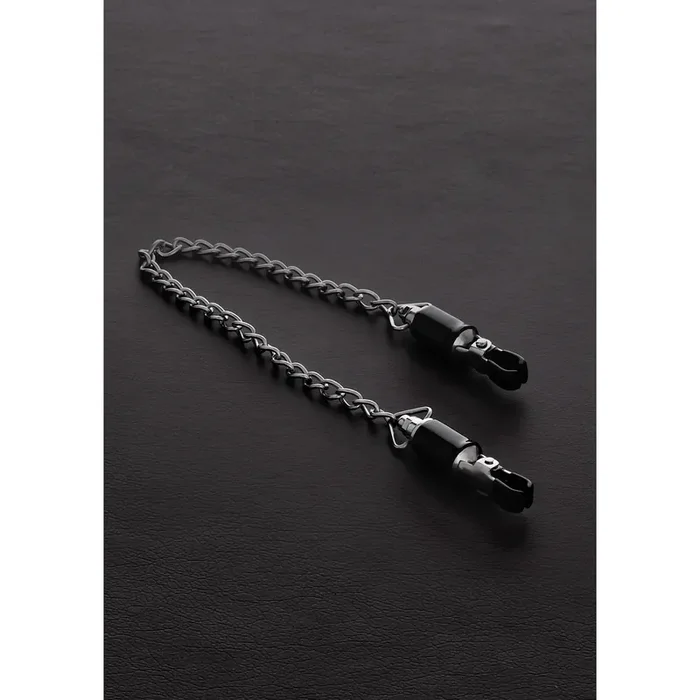 Barrel Tit Clamps with Chain (pair)