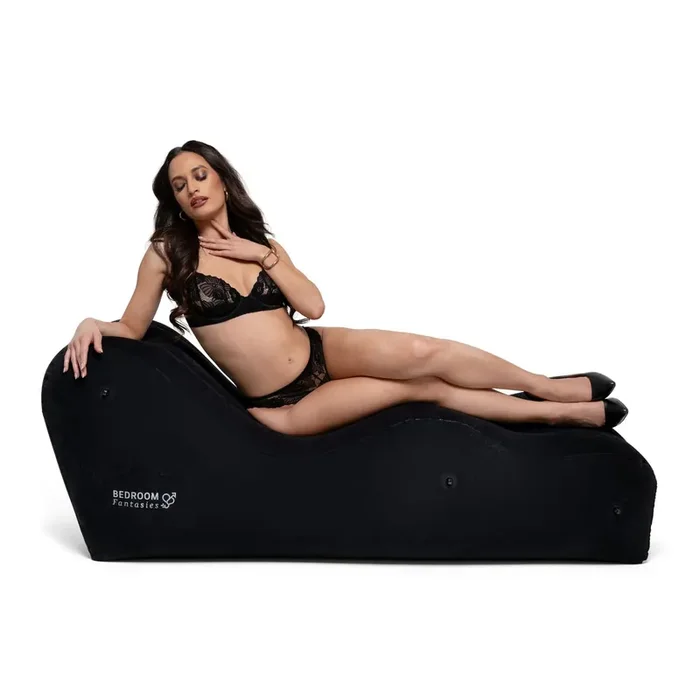 Bedroom Fantasies – The Lounger Aufblasbare Bank – Schwarz